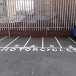 Motorcycle Car Park Markings