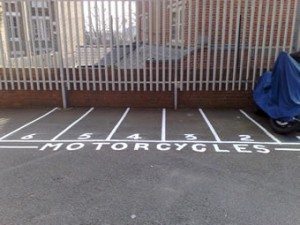 Motorcycle Car Park Markings