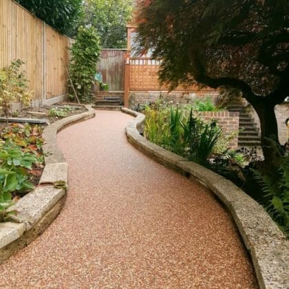 Resin bound Footpaths