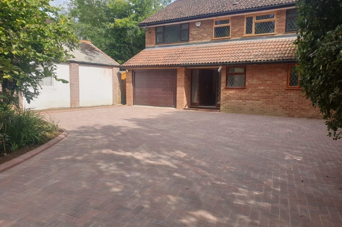 Block Paved Driveway in Esher, Surrey