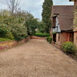 Tar and Shingle Driveway in Guildford, Surrey