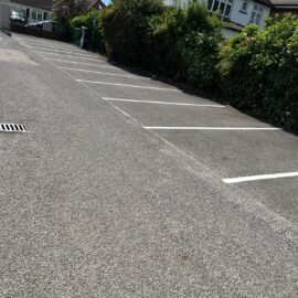 Line Marking Carpark in Ashford, Surrey